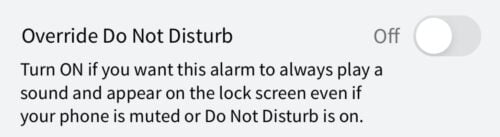 Freestle Libre 2 -  Disable Do Not Disturb in iOS