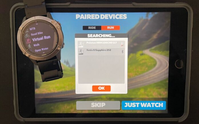 HOW TO ZWIFT RUN WITH YOUR GARMIN WATCH