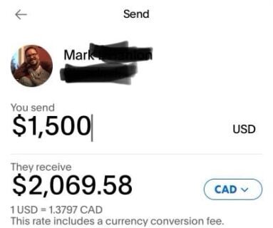 Scam - Fake proof of sending payment